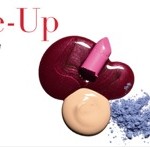 makeup sun CLARINS To light up eyes, a sumptuous palette of warm and spicy shades, decorated with a shimmery gold star anise flower ON FDM by Brigitte Segura