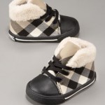 BURBERRY FUR lined sneaks for kids on FASHIONDAILYMAG.COM at NM