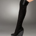 BURBERRY WEDGE OVER THE KNEE COZY BOOT ON FASHIONDAILYMAG.COM