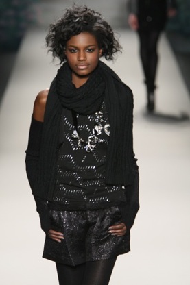 Tracy Reese fall 2010 photo by Ed Kavishe/fashionwirepress on FDM at fashiondailymag.com by Brigitte Segura
