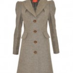 2 VIVIENNE WESTWOOD 3/4 JACKET in military khaki from LIBERTY ON FDM FASHIONDAILYMAG.COM brigitte segura