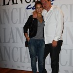 Jessica Alba and Quentin Tarantino attends the Lancia Cafe Hosts 