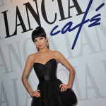 Kfenia Solo attends the Lancia Cafe Hosts 