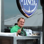 Quentin Tarantino attends the Lancia Cafe during the 67th Venice International Film Festival