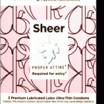 sheer RONSON condomsCHARLOTTE RONSON + PROPER ATTIRE CONDOMS ON FASHIONDAILYMAG.COM