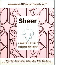 sheer RONSON condomsCHARLOTTE RONSON + PROPER ATTIRE CONDOMS ON FASHIONDAILYMAG.COM 