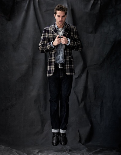 Fashion  2011 Fall on James Men In Plaid Debut Mens Collection Fall 2011 Fashion Daily Mag