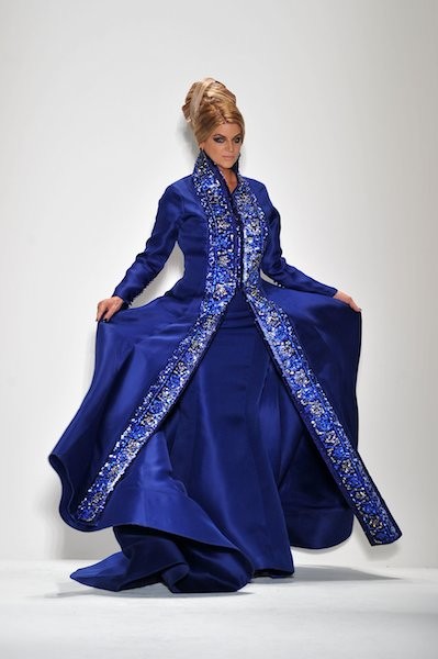 KIRSTIE ALLEY walks ZANG TOI sp12 sel 1 brigitte segura photo mike coppola getty images on FashionDailyMag