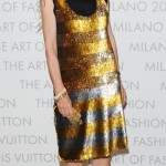 Editor-in-chief of Vogue Italy Franca Sozzani attends the Louis Vuitton