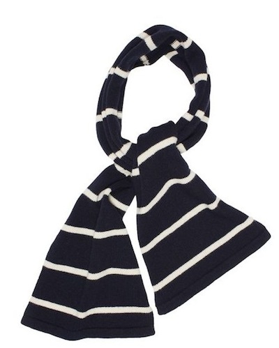 Rowena Luggage on Oliver Spencer Striped Scarf Fashiondailymag Gifts For The Guys