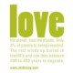 LOVE the planet alot to say FashionDailyMag earth day friendly fashion