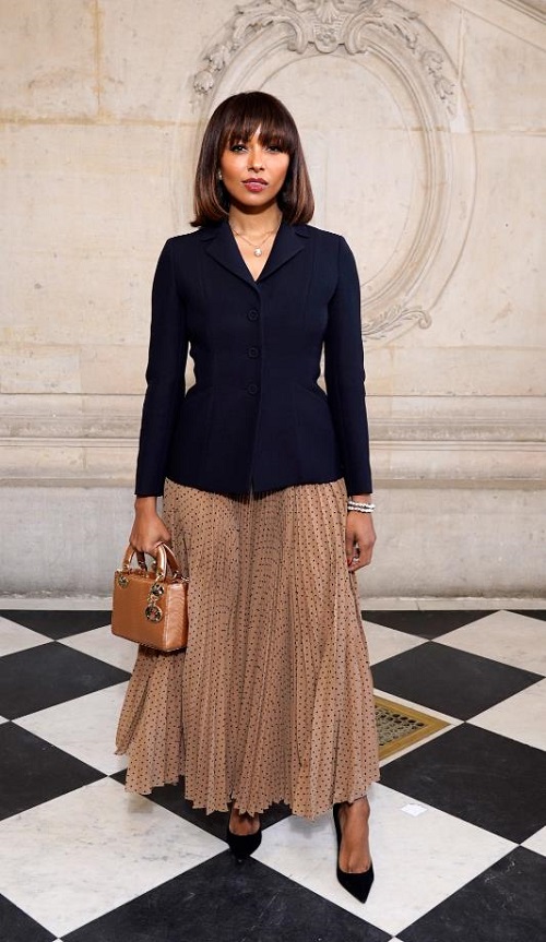 Negin Mirsalehi Wears the Dior '30 Montaigne' Bag in 2023