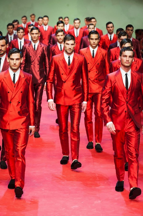 Dolce and hotsell gabbana red suit