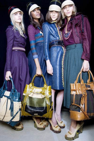 backstage at the burberry prorsum 2012 womenswear show (7) photo burberry FashionDailyMag loves