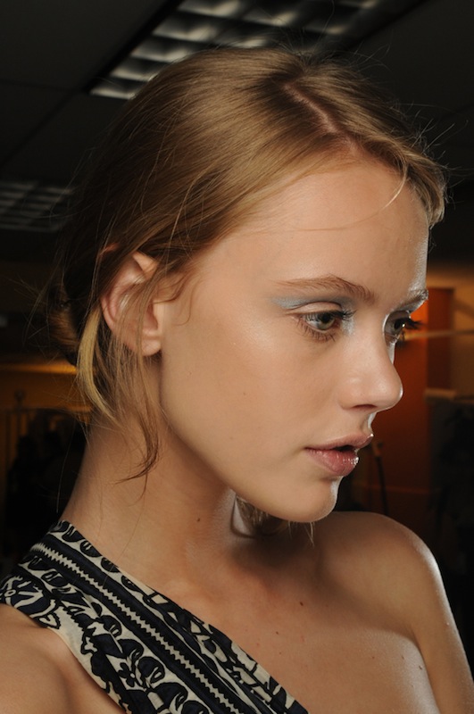 frida gustavsson at 3.1-phillip-lim_ss12 beauty make-up by NARS on FashionDailyMag