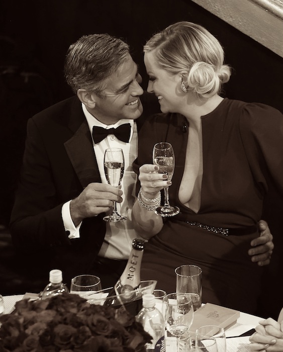 george clooney and amy poehler NBC's "70th Annual Golden Globe Awards" - Audience