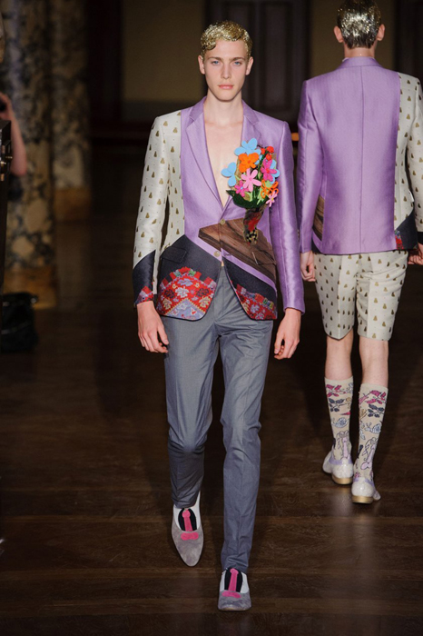 A selection of looks from Walter Van Beirendonck SS24 Menswear