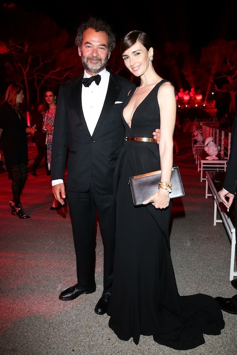 Remo Ruffini and Paz Vega attend the Moncler, The After Party To Benefit amfAR