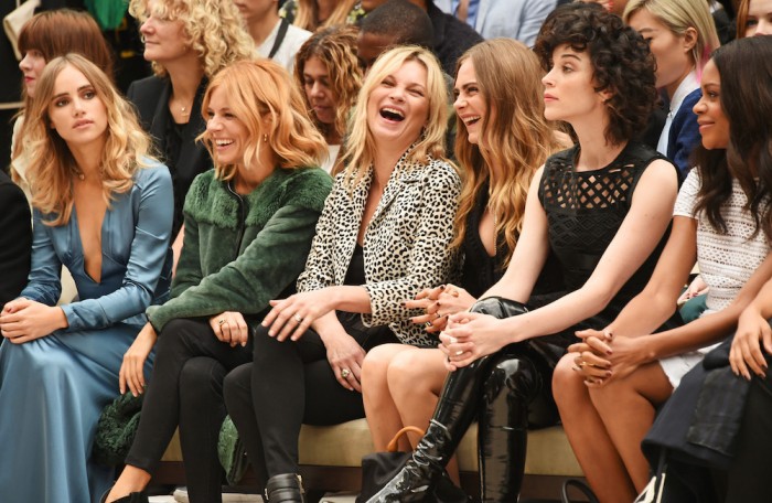 burberry s16 front row celebs FashionDailyMag 2