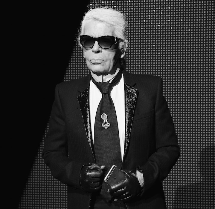 karl lagerfeld at dior homme FashionDailyMag 1